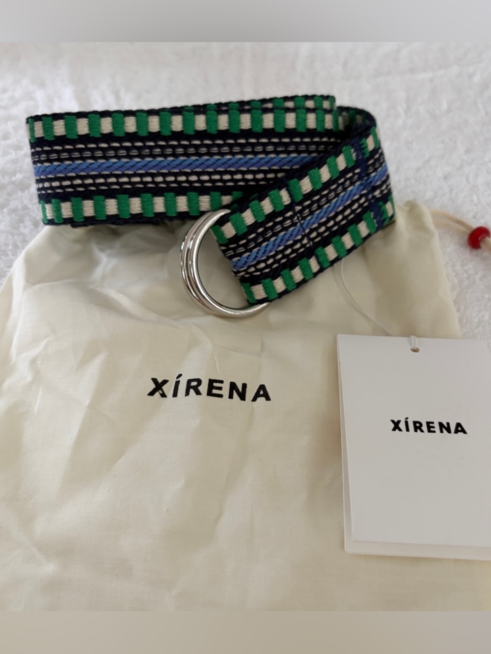 Xirena Stevie Belt in Nantucket Blue, Size S